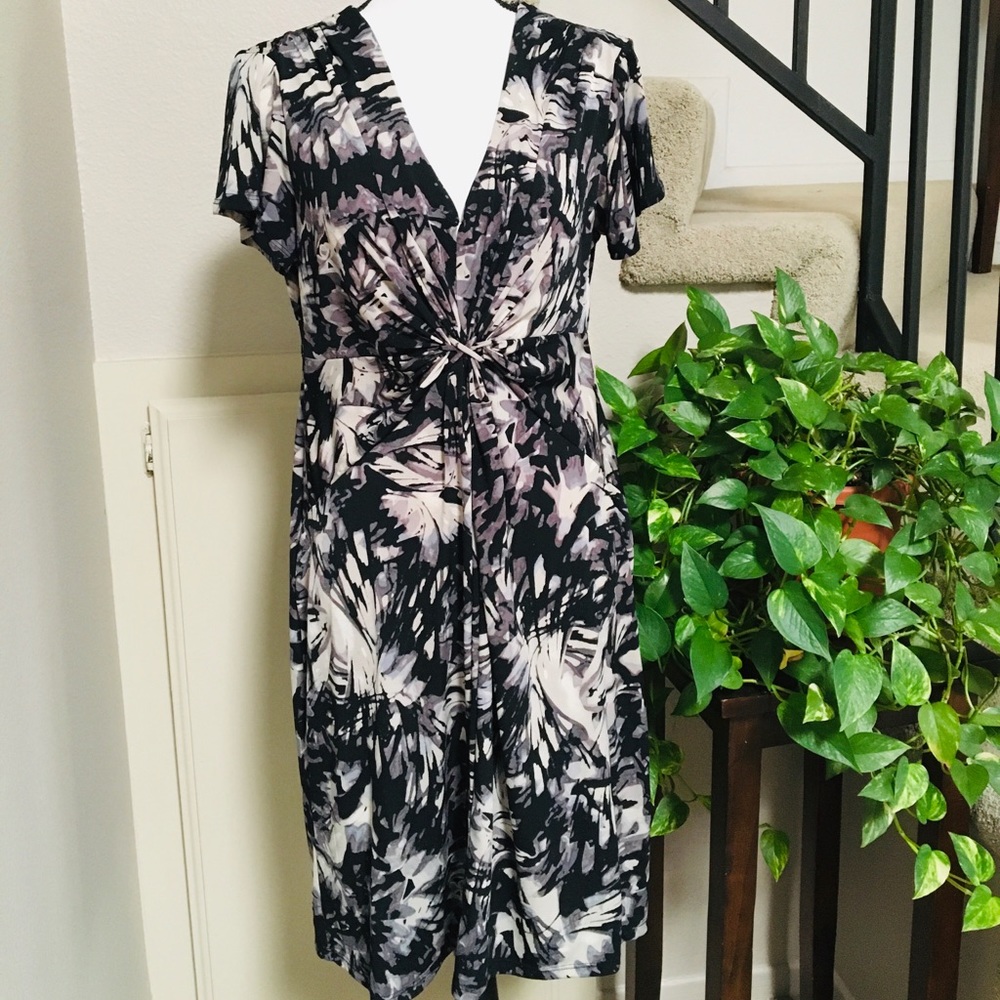 Black and Cream Dress